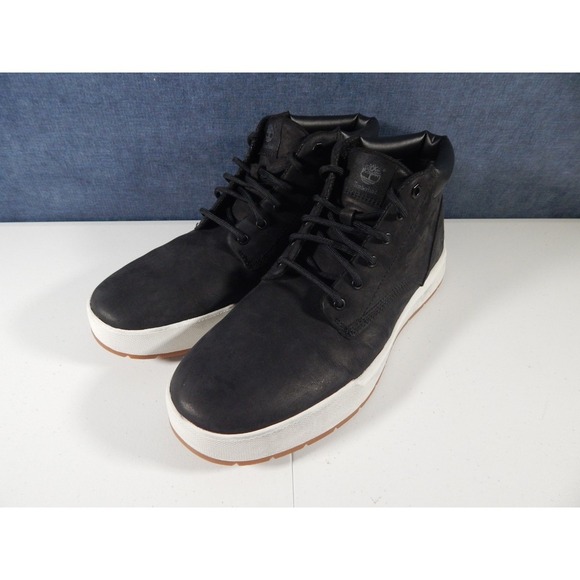 Timberland Chukka Boots Mens Size 11.5 Black Premium Suede Shoes main image 6